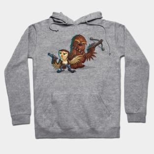 Han Sol-OWL and c-HOO-HOO-hewbacca Hoodie